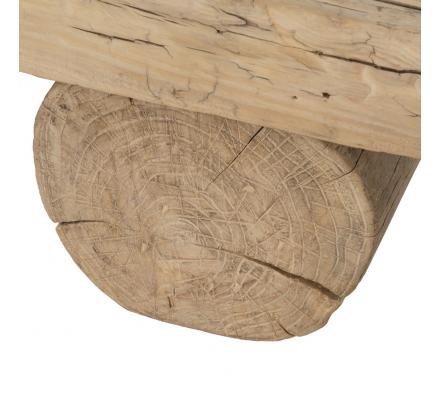 MESA CENTRO NATURAL MADERA DE OLMO SALÓN 180 X 38 X 32 CM