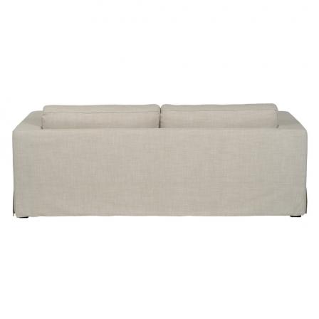 SOFÁ 3 PLAZAS BEIGE TEJIDO SIENA 222 X 95 X 80 CM