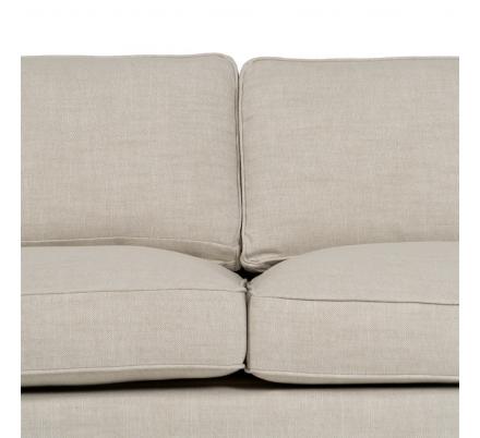SOFÁ 3 PLAZAS BEIGE TEJIDO SIENA 222 X 95 X 80 CM