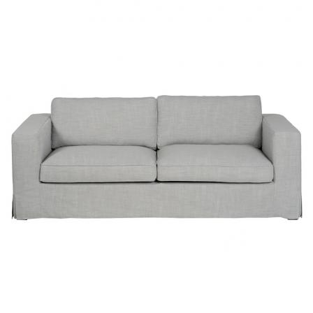 SOFÁ 3 PLAZAS GRIS TEJIDO SIENA 222 X 95 X 80 CM