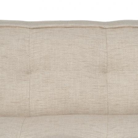 SOFÁ 3 PLAZAS BEIGE TEJIDO SIBARIS 218 X 102 X 77 CM
