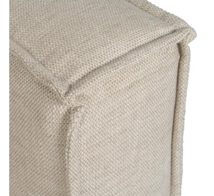 SOFÁ 3 PLAZAS BEIGE TEJIDO SIBARIS 218 X 102 X 77 CM
