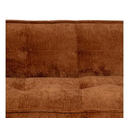 SOFÁ 3 PLAZAS TEJA TEJIDO SIBARIS 218 X 102 X 77 CM