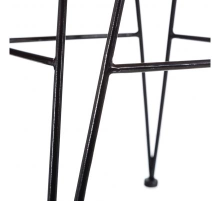 SILLA NATURAL-NEGRO 52 X 66 X 77 CM