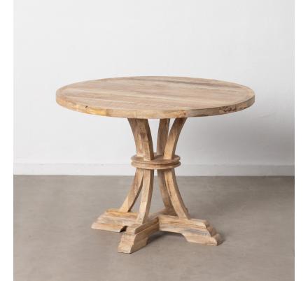MESA COMEDOR BLANCO ROZADO 100 X 100 X 76 CM