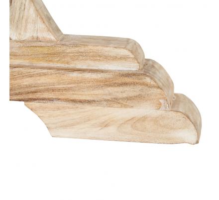 MESA COMEDOR BLANCO ROZADO 100 X 100 X 76 CM