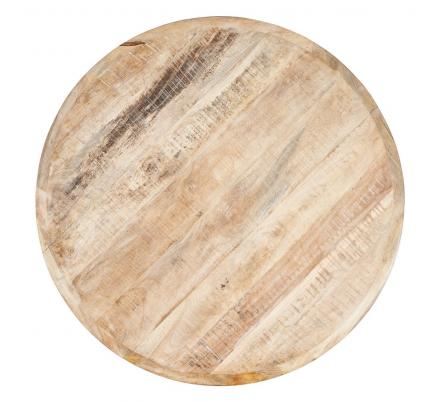 MESA COMEDOR BLANCO ROZADO 100 X 100 X 76 CM