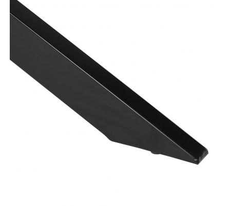 MESA COMEDOR NATURAL-NEGRO MADERA-HIERRO 160 X 90 X 79 CM