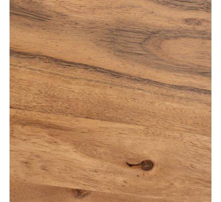 S/2 MESA CENTRO NATURAL MADERA-METAL 110 X 63 X 40 CM