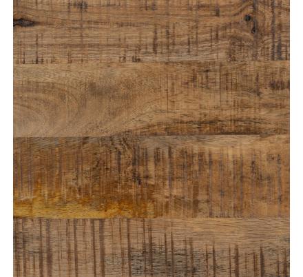 S/2 MESA CENTRO NATURAL MADERA-METAL 60 X 60 X 42 CM