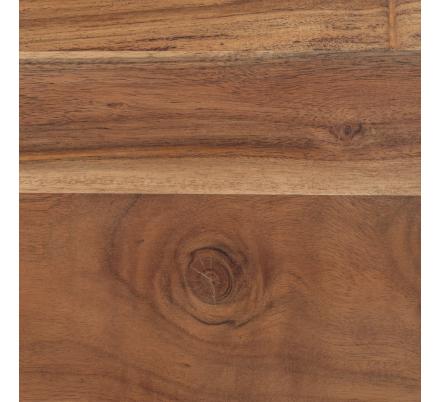 S/3 MESA CENTRO NATURAL MADERA-METAL 86 X 81 X 43 CM