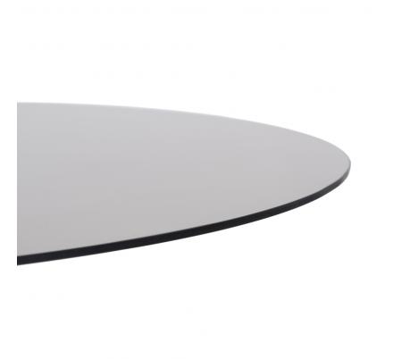 MESA CENTRO CRISTAL-FIBRA NATURAL SALÓN 80 X 80 X 35 CM
