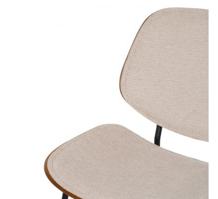 SILLA BEIGE DM-METAL SALÓN 49 X 50 X 80 CM