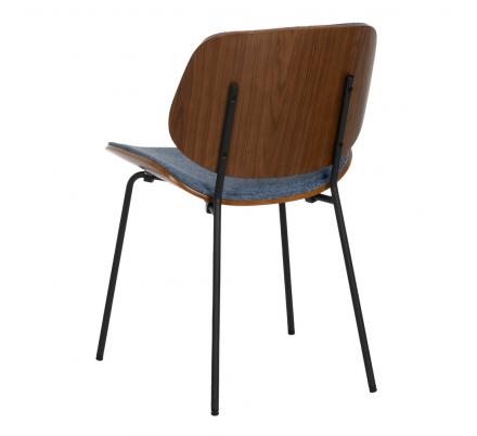 SILLA AZUL DM-METAL SALÓN 49 X 50 X 80 CM