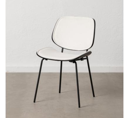 SILLA BLANCO DM-METAL SALÓN 49 X 50 X 80 CM