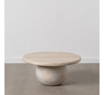 MESA CENTRO BLANCO MADERA-MDF SALÓN 75 X 75 X 35 CM