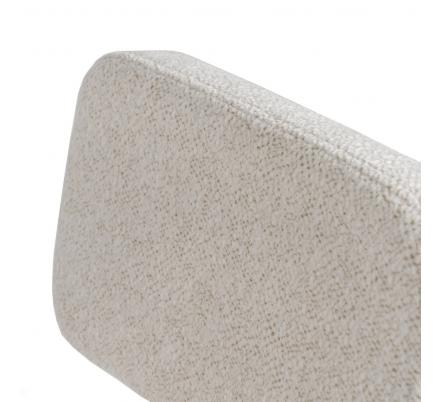 TABURETE BLANCO TEJIDO-METAL DECORACIÓN 39 X 50,50 X 103 CM