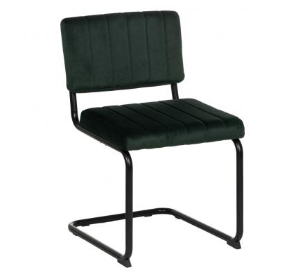 SILLA VERDE TEJIDO-METAL CONTRACT 48 X 56 X 82 CM
