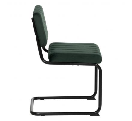 SILLA VERDE TEJIDO-METAL CONTRACT 48 X 56 X 82 CM