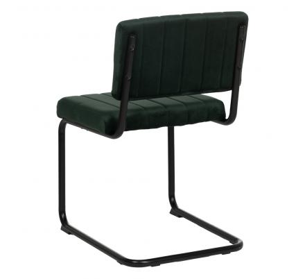 SILLA VERDE TEJIDO-METAL CONTRACT 48 X 56 X 82 CM