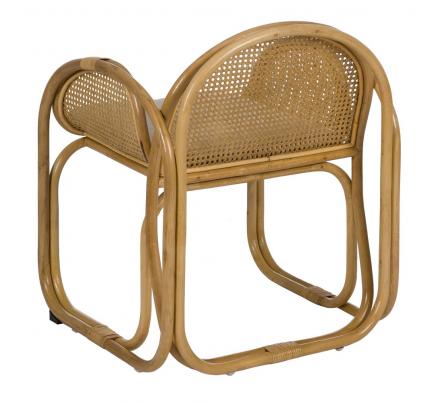 SILLÓN NATURAL RATÁN SALÓN 63,50 X 58 X 77 CM