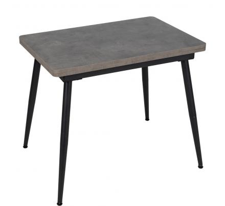 MESA EXTENSIBLE GRIS METAL-MADERA PAX 90 X 60 X 75 CM