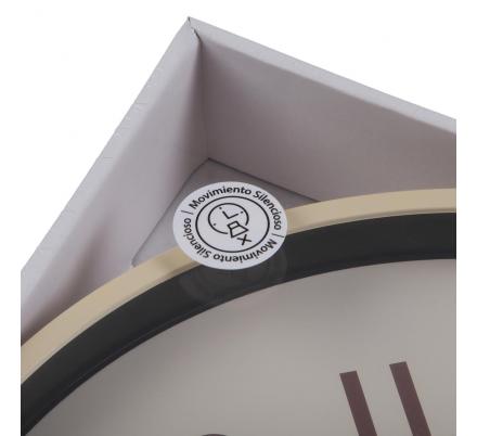 RELOJ COCINA CREMA 30CM