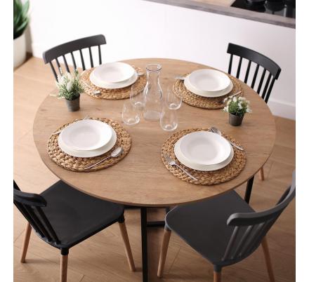 MESA COMEDOR OSCURA BEATRIZ