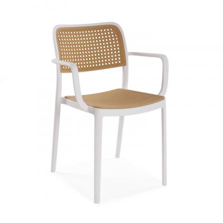 SILLA REPOSABRAZOS VENUS BLANC