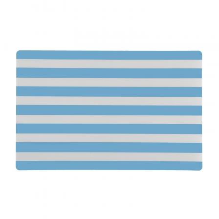 SALVAMANTEL RAYAS AZUL CLARO