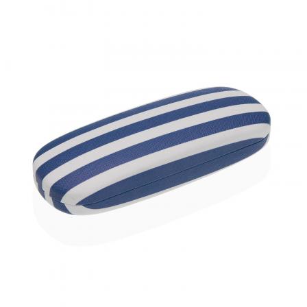 FUNDA GAFAS RAYAS AZULES OS.