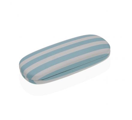 FUNDA GAFAS RAYAS AZULES