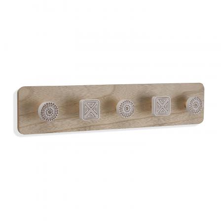 PERCHERO PARED 5 GANCHOS