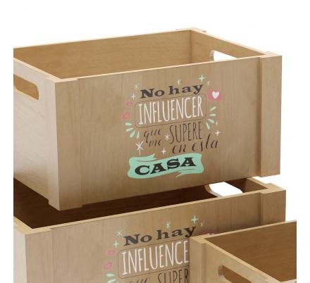 SET 3 CAJAS MADERA INFLUENCER