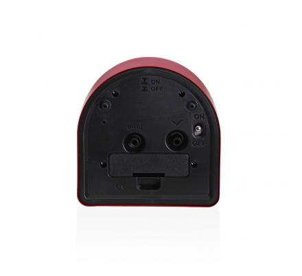RELOJ DE MESA DESPERTADOR LUXA ROJO