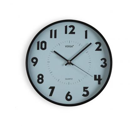 RELOJ DE PARED AZUL 30CM