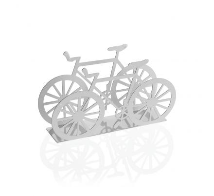 SERVILLETERO BICI METALICA BLANCA