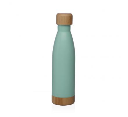 BOTELLA VERDE MATE  500ML ACERO INOXIDABLE
