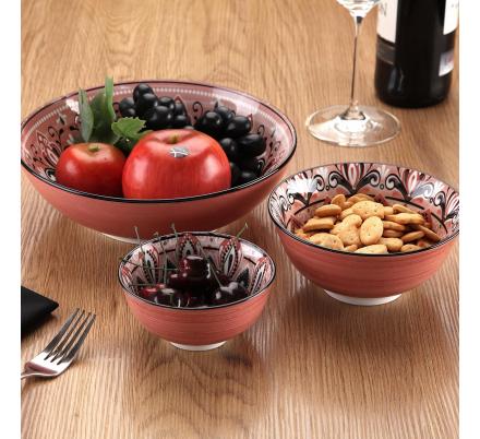 ENSALADERA  ROJO 23CM