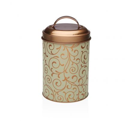 BOTE METALICO SERPENTINE CON TAPA