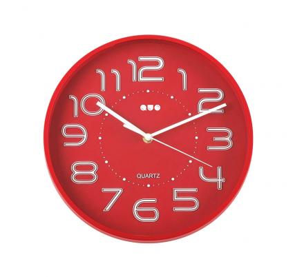 RELOJ DE PARED ROJO 30 CM