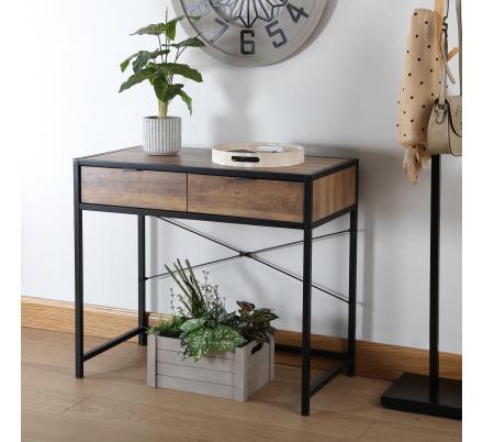 RELOJ PARED MADERA ESTRELLA