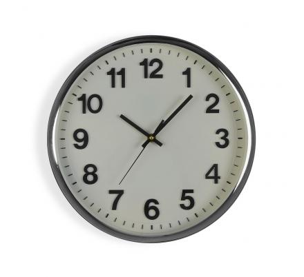 RELOJ DE PARED BLANCO 32 CM