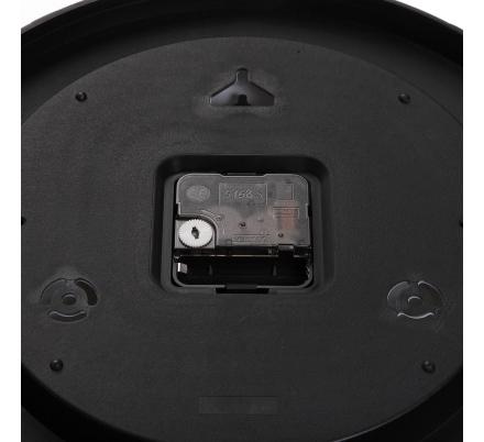 RELOJ DE PARED VESTA NEGRO 30 CM