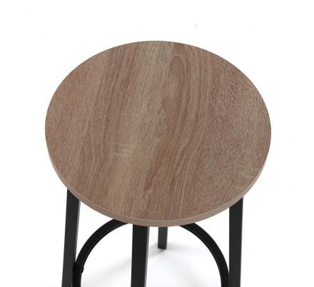 SET MESA Y 2 TABURETES MADERA CLARA