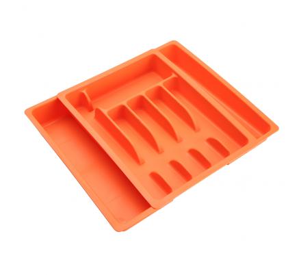 CUBERTERO EXTENSIBLE NARANJA