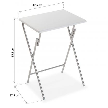 MESA PLEGABLE BLANCA