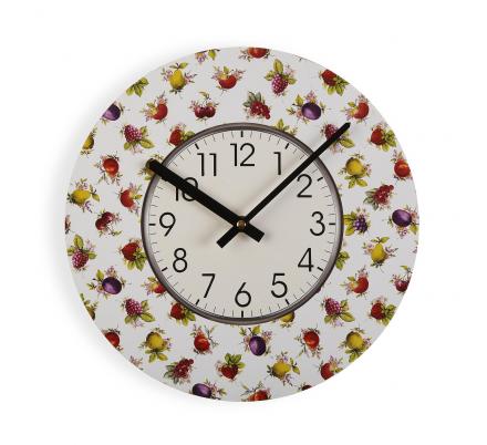 RELOJ MADERA  STRAWBERRY 29CM