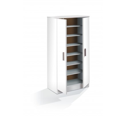 Zapatero Armario 2 Puertas Blanco