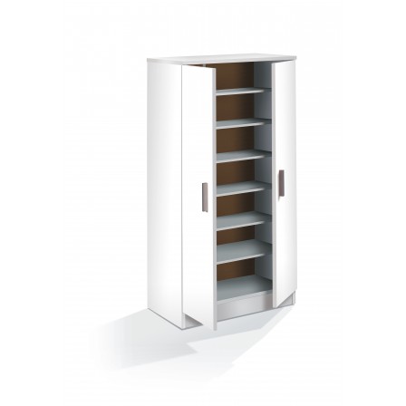Zapatero Armario 2 Puertas Blanco